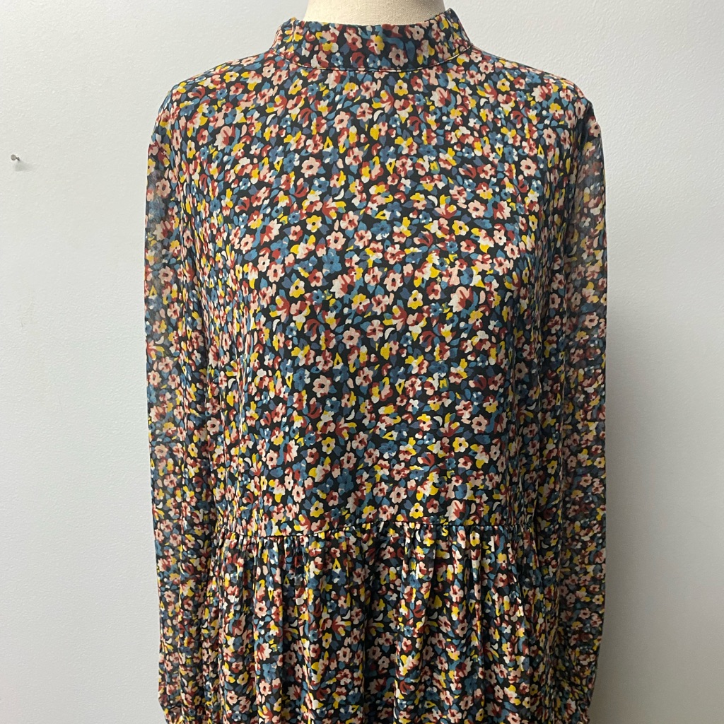 Pieces European Brand Floral Baby Doll Dress